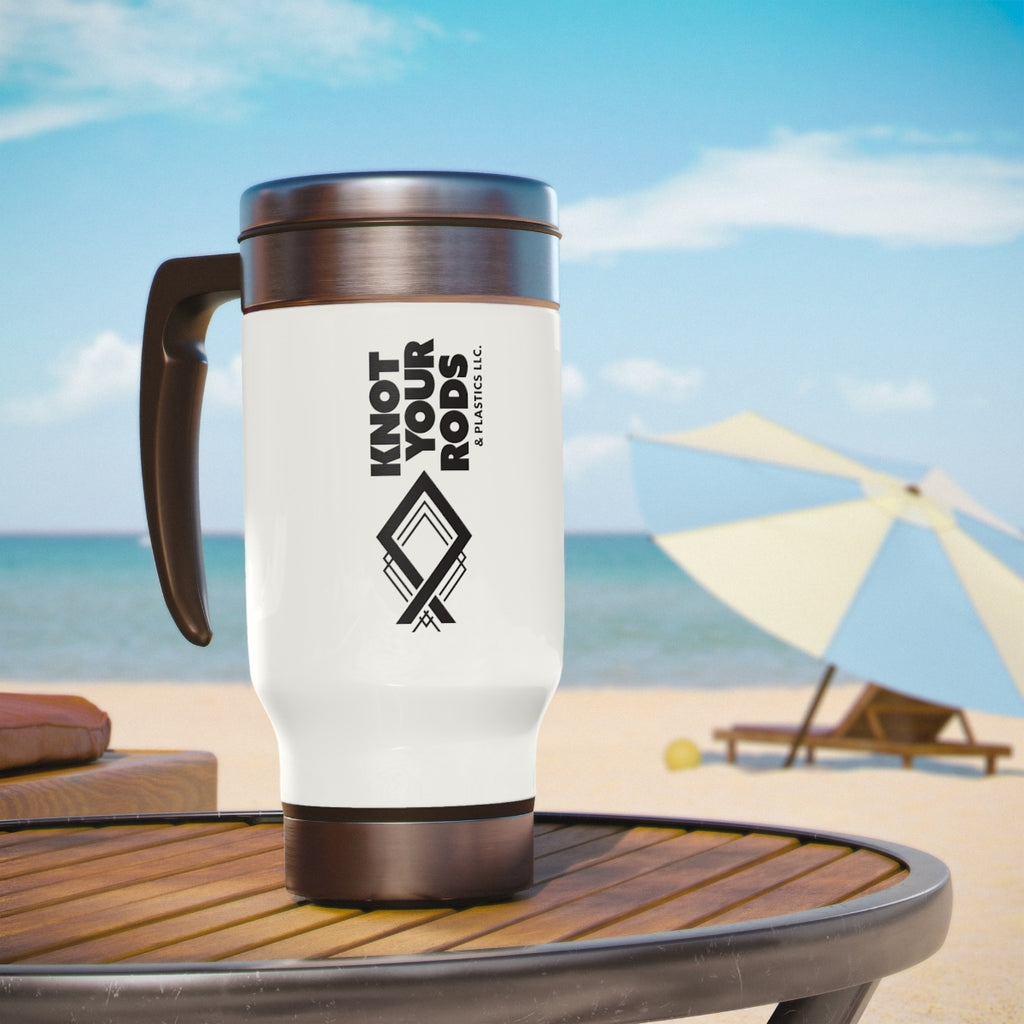 Stainless Steel Travel Mug with Handle, 14oz image 7