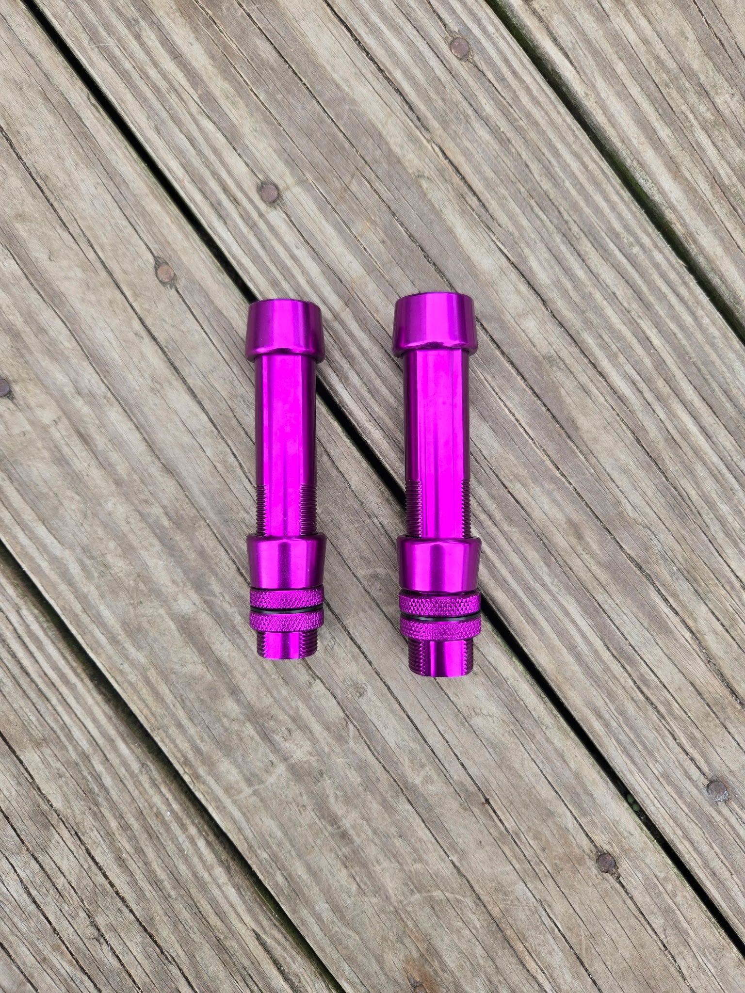 Aluminum Reel Seat - PURPLE image 0