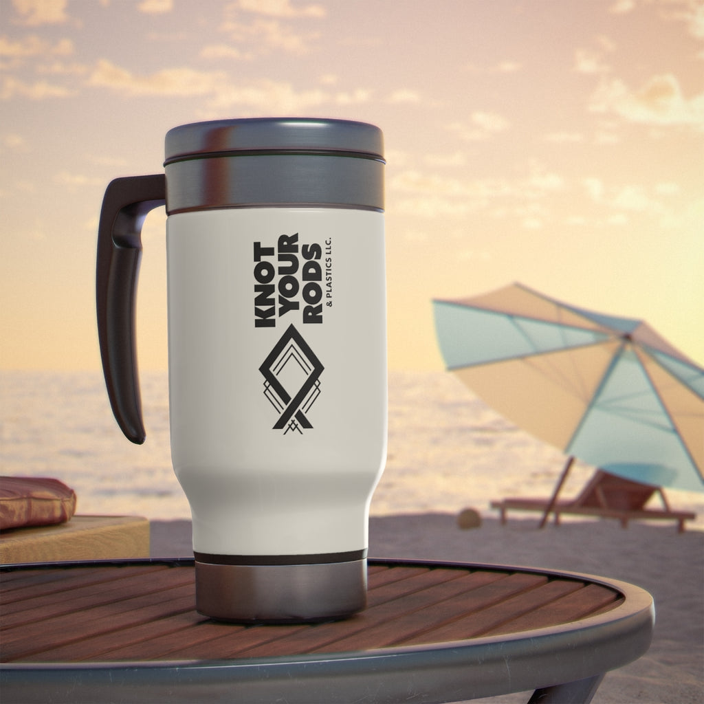 Stainless Steel Travel Mug with Handle, 14oz image 8