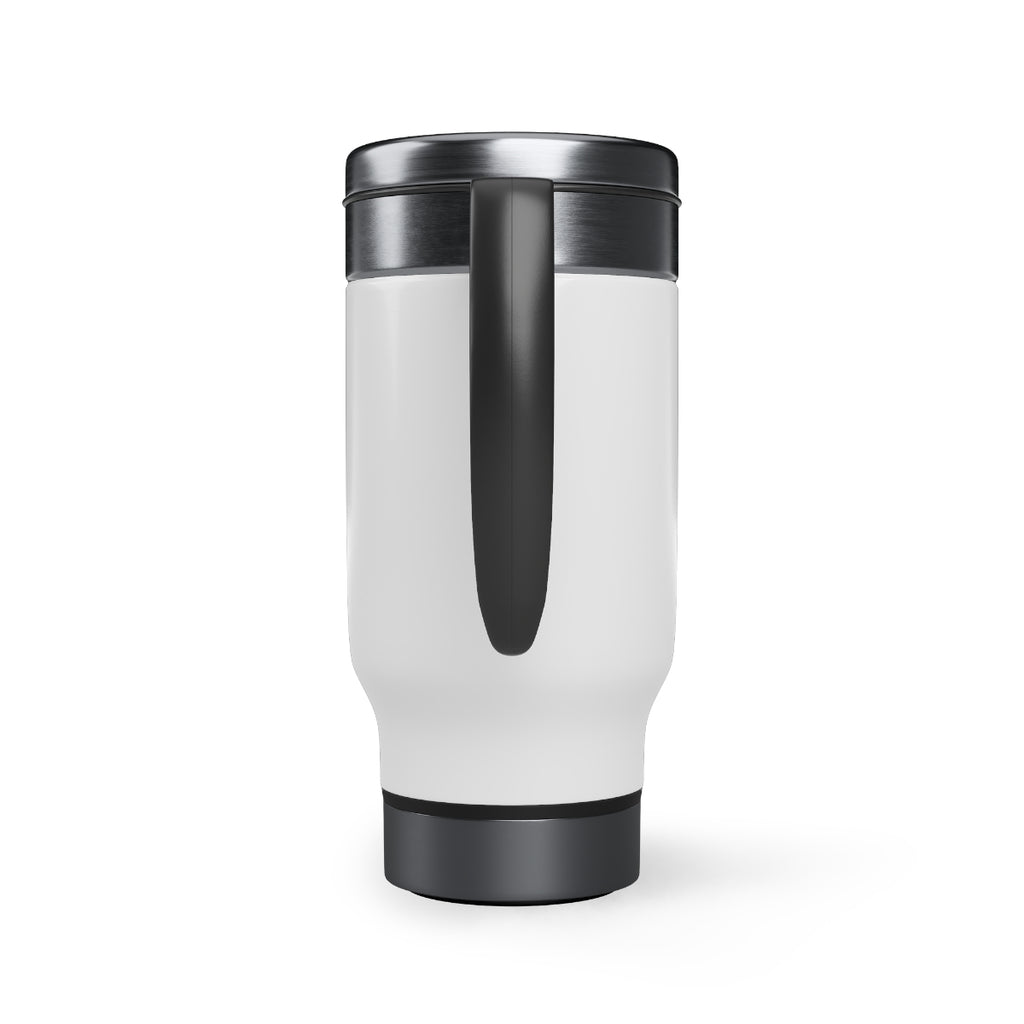 Stainless Steel Travel Mug with Handle, 14oz image 3