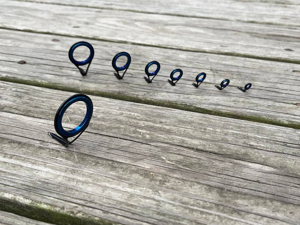Single Foot Guide Set - Black with Blue Ceramic Insert image 0