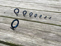Single Foot Guide Set - Black with Blue Ceramic Insert image 0