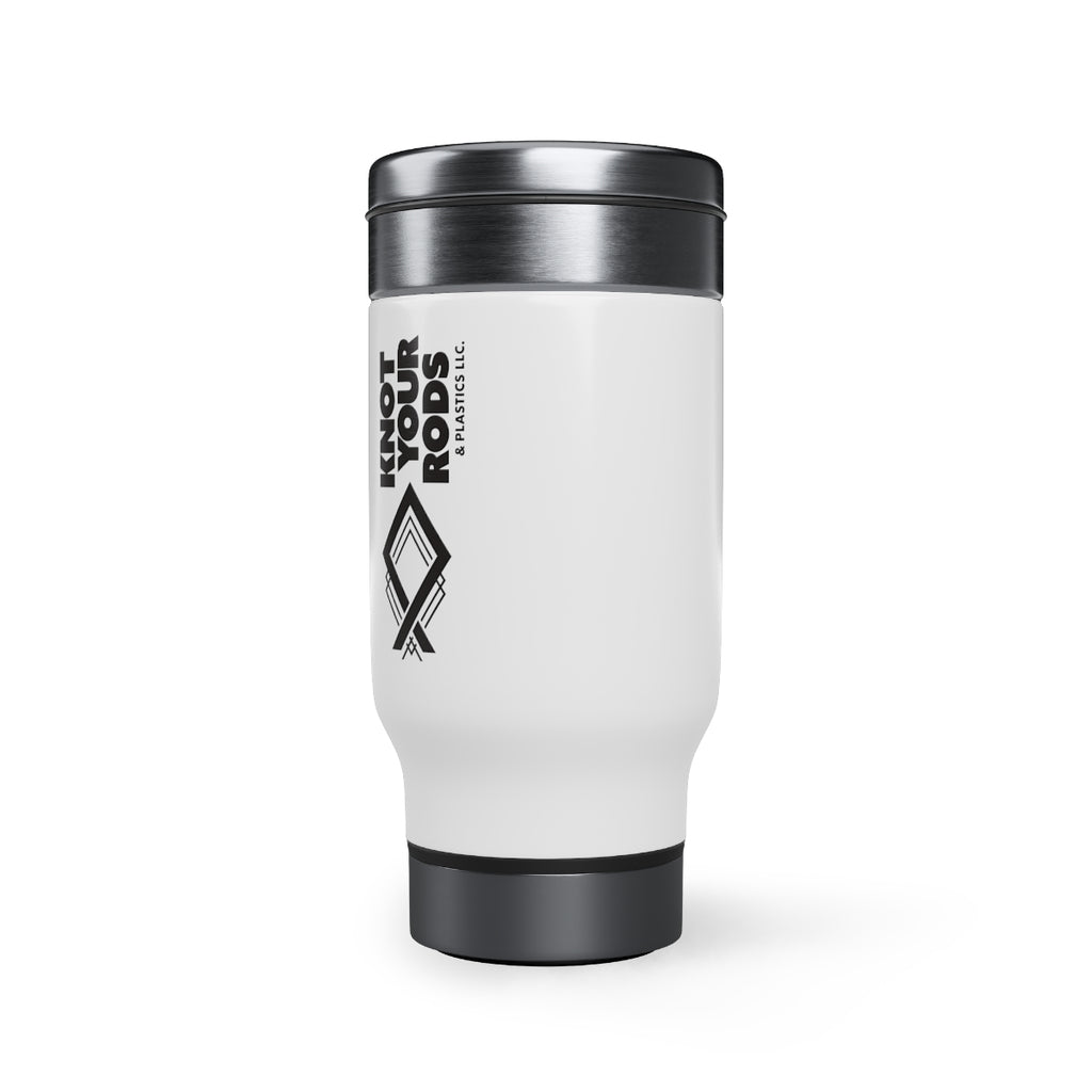 Stainless Steel Travel Mug with Handle, 14oz image 2