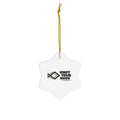 Ceramic Ornament, 4 Shapes image 0