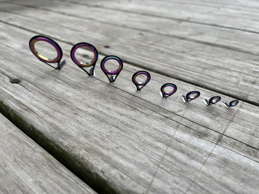 Single Foot Guide Set - Black with Rainbow Inset image 1